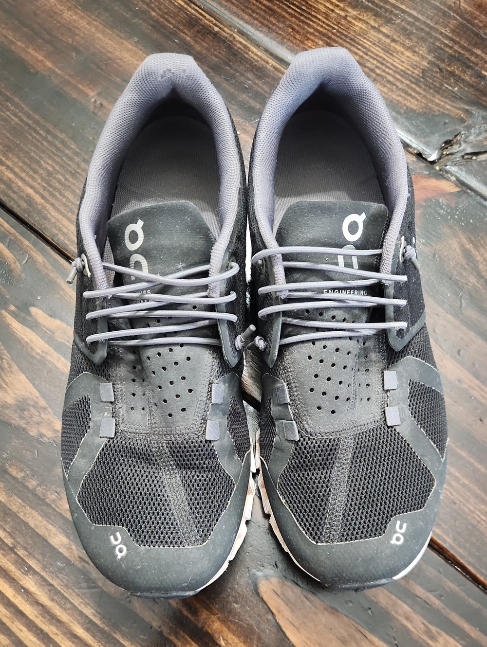 On Cloud Black Womens Running Shoes